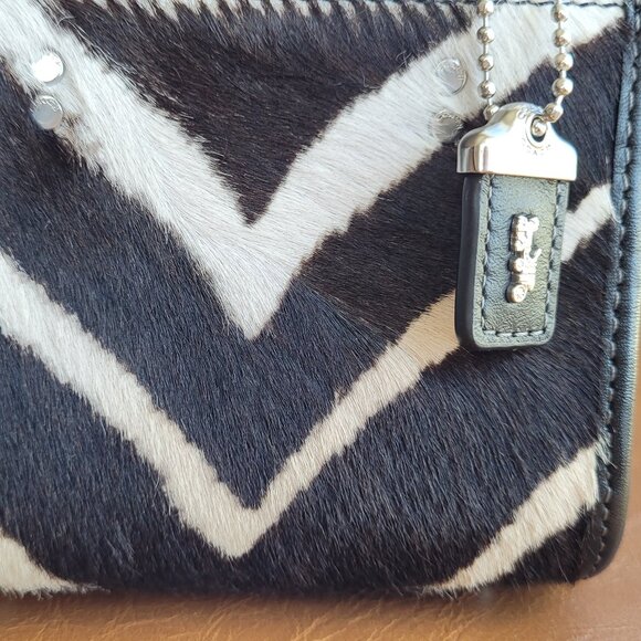 Rogue Bag 12 In Haircalf With Zebra Print - Picture 5 of 11
